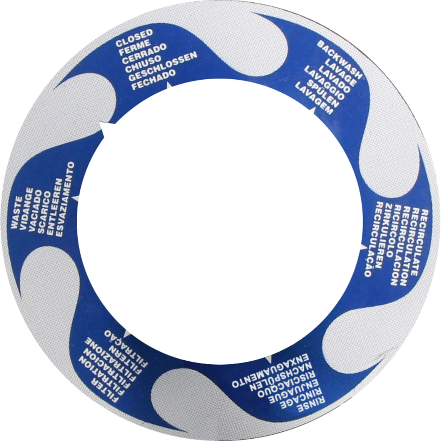 Waterman 6-Wege-Ventil Top-Mount 38 Mm Schlauchanschluß 2 Waterman 6-Wege-Ventil Top-Mount 38 Mm Schlauchanschluß – Bild 2