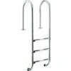 Waterman Poolleiter Edelstahl Für Tiefbecken Mit 100-120 Cm Höhe - Enge Stufen