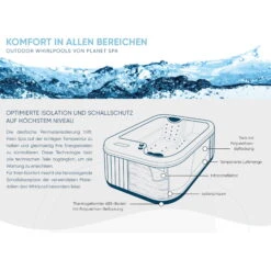 Whirlpool SPA Francisco 1000l, 184x124x75 Cm, 22 Düsen -Watermen Verkaufe 2810500 2810501 810502 Whirlpool Planet Spa Info 01