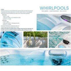 Whirlpool SPA Francisco 1000l, 184x124x75 Cm, 22 Düsen -Watermen Verkaufe 2810500 2810501 810502 Whirlpool Planet Spa Info 06