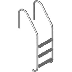 Waterman Stahlwandpool Set (8-teilig) Tief Rund Baja 350 X 120 Cm, Stahl 0,6 Mm Weiß Folie 0,6 Mm Blau -Watermen Verkaufe 40563111 Tiefbeckenleiter