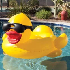 Game Derby Duck XXL Riesen Schwimmente Zum Aufblasen