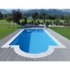 KWAD Styropor Pool De Luxe Komplettset 6,0 X 3,0 X 1,5m Mit 0,8 Mm Innenhülle Sand Inkl. Römertreppe
