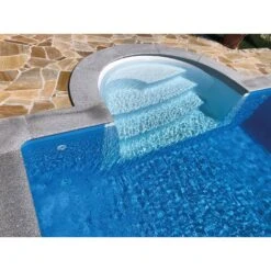 KWAD Styropor Pool De Luxe Komplettset 6,0 X 3,0 X 1,5m Mit 0,8 Mm Innenhülle Sand Inkl. Römertreppe -Watermen Verkaufe 50122 Roemertreppe08302