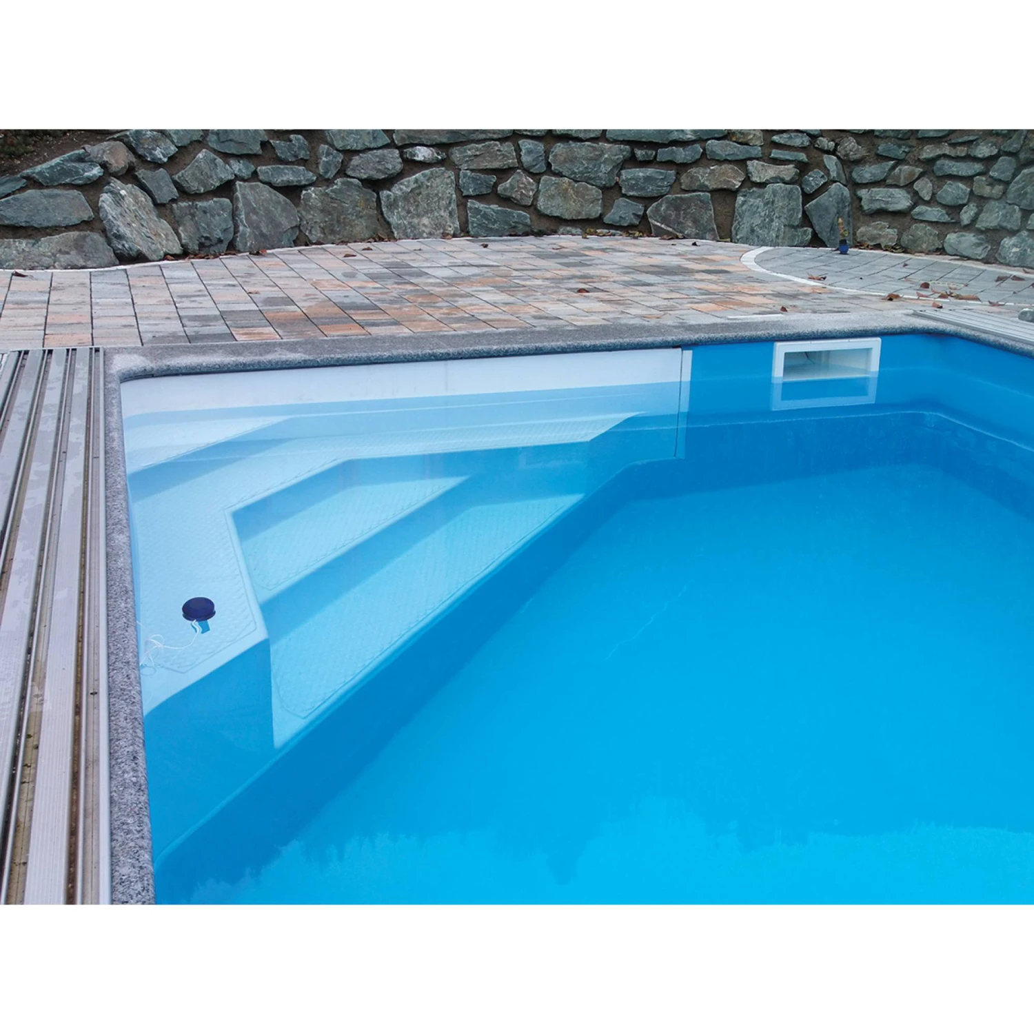 KWAD Styropor Pool De Luxe Komplettset 7,0 X 3,5 X 1,5m Mit 0,8 Mm Innenhülle Sand Inkl.Ecktreppe Rechts 2 KWAD Styropor Pool De Luxe Komplettset 7,0 X 3,5 X 1,5m Mit 0,8 Mm Innenhülle Sand Inkl.Ecktreppe Rechts – Bild 2