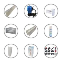 KWAD Styropor Pool De Luxe Komplettset 7,0 X 3,5 X 1,5m Mit 0,8 Mm Innenhülle Sand Inkl.Ecktreppe Rechts 8 KWAD Styropor Pool De Luxe Komplettset 7,0 X 3,5 X 1,5m Mit 0,8 Mm Innenhülle Sand Inkl.Ecktreppe Rechts -Watermen Verkaufe 51222 Zubehoer