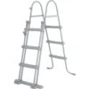 Bestway Pool-Sicherheitsleiter Für Becken Bis 107 Cm - 2x3 Stufen - Grau