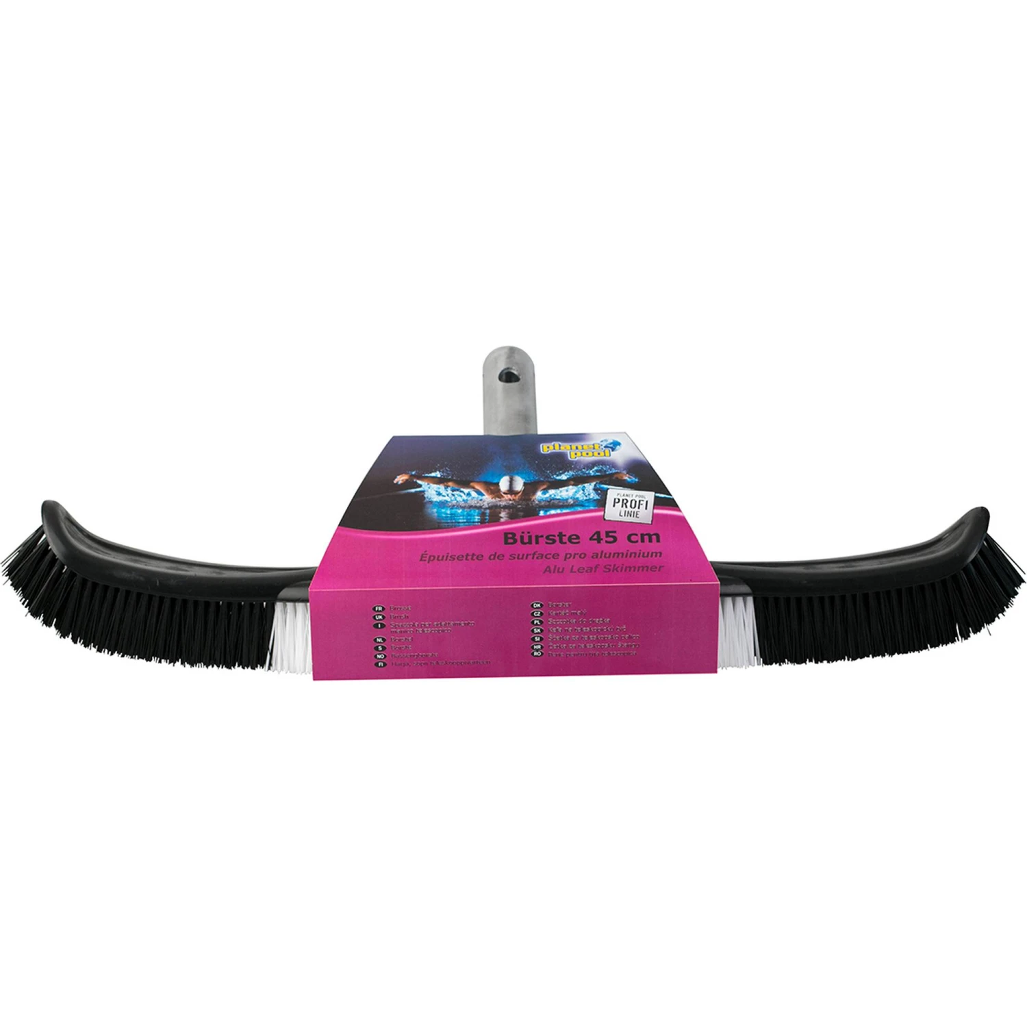 Profi Bürste 45cm, Silber/schwarz 1 Profi Bürste 45cm, Silber/schwarz