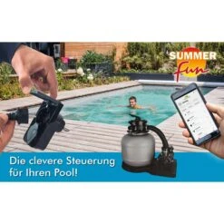 Summer Fun Poolfilter-Set BestClean Smart -Watermen Verkaufe Anwendung SmartPlug Z1 pool
