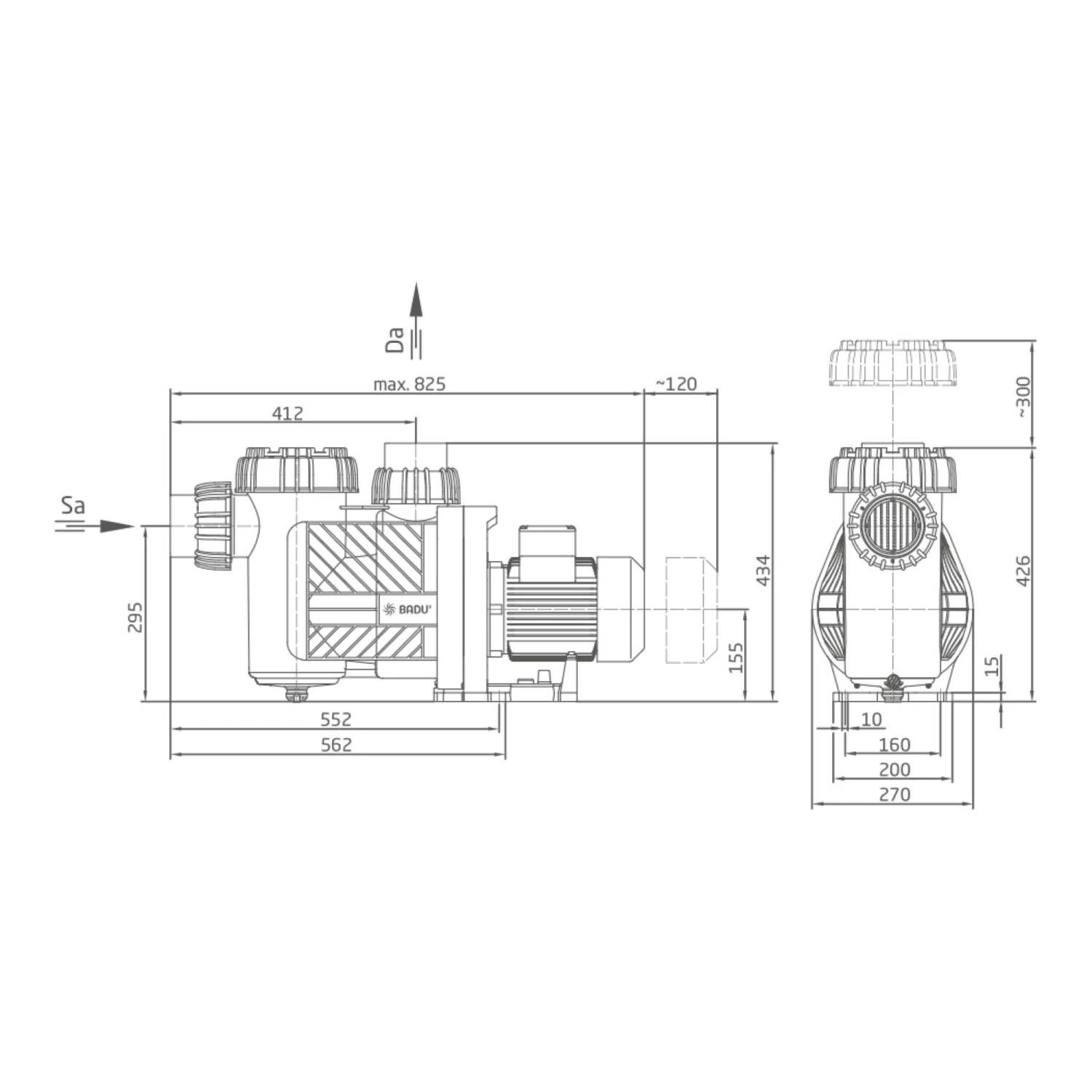 Speck Filterpumpe BADU Prime 7 W, 7 M³/h, 230V 2 Speck Filterpumpe BADU Prime 7 W, 7 M³/h, 230V – Bild 2