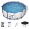 Bestway Steel Pro MAX Frame Pool Komplettset 366 X 122 Cm (56420GS)