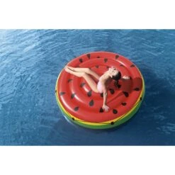 Bestway Watermelon Island Badeinsel Ø 188 Cm -Watermen Verkaufe Bestway schwimmende Melone zum aufblasen mit frau