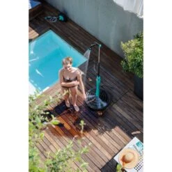 Dusche Sunny Style Premium 8l, Aquamarin -Watermen Verkaufe Dusche Sunny Premium Style von oben n