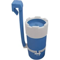 Waterman Stahlwandpool Set (3-Teilig) Rund 350x90 Cm, Stahl 0,3 Mm Weiß, Folie 0,2 Mm Blau, Overlap -Watermen Verkaufe Einhaengekartuschenfilter Skimmy2 1