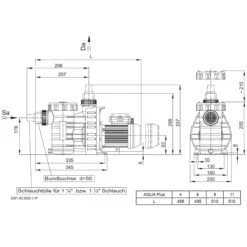 Filterpumpe Aqua Plus 11 -Watermen Verkaufe Filterpumpe Aqua Plus 04 2