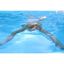 Waterman Stahlwandpool Achtform Exklusiv 525x320x150 Cm, Stahl 0,8 Mm Weiß, Folie 0,6 Mm Blau, Einhängebiese -Watermen Verkaufe Frau unter wasser Stahlwandpool exklusiv 1