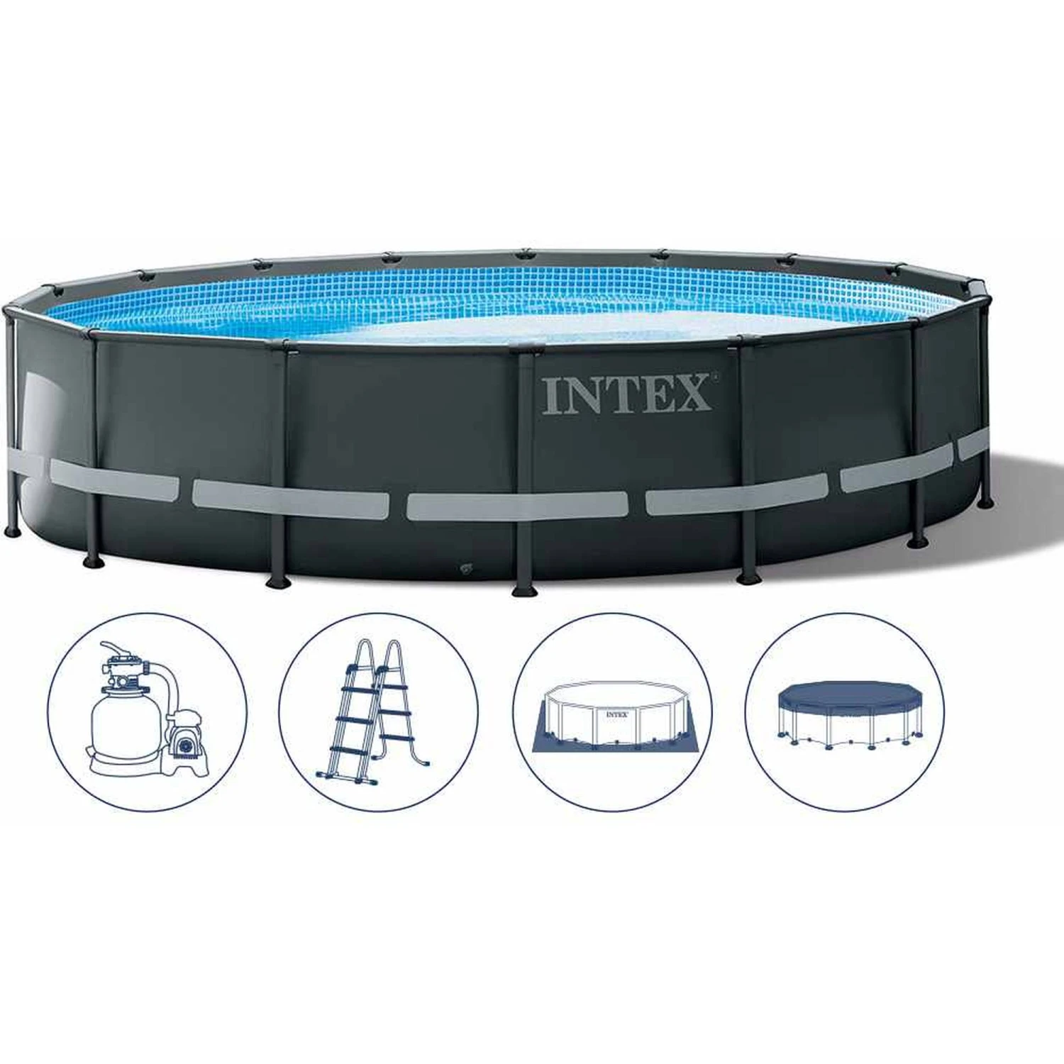 Intex Ultra XTR Frame Pool Set Rund 488 X 122 M (26326GN) 1 Intex Ultra XTR Frame Pool Set Rund 488 X 122 M (26326GN)