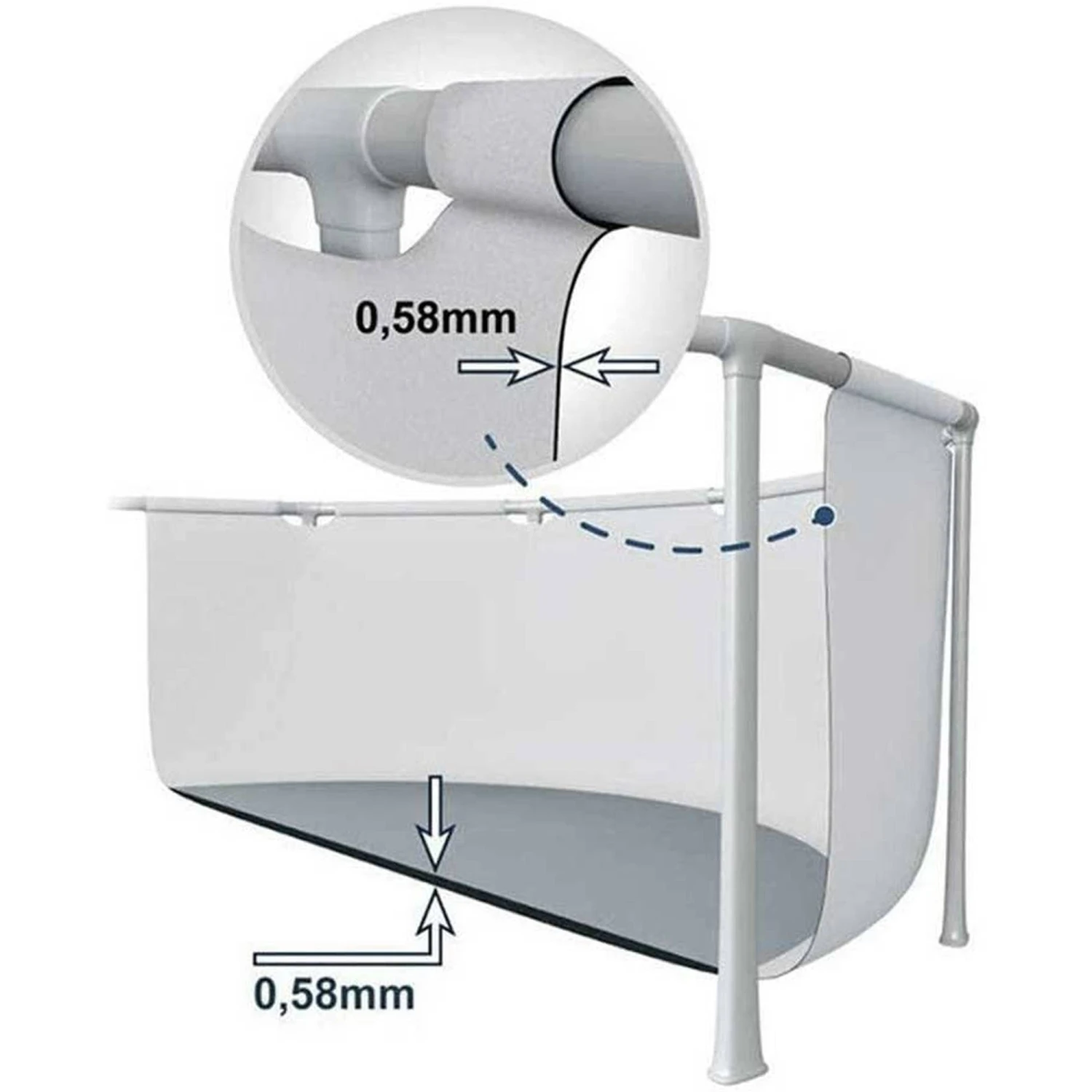 Intex Ultra XTR Frame Pool Set Rund 488 X 122 M (26326GN) 5 Intex Ultra XTR Frame Pool Set Rund 488 X 122 M (26326GN) – Bild 5