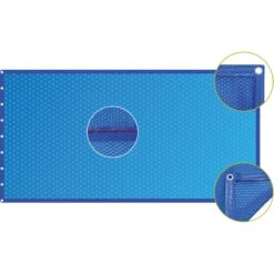 Waterman Luftpolster-Abdeckplane Achtform Für Becken 320 X 525 Cm Blau, 400 µm