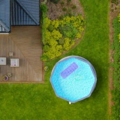 Stahlwandpool Rund Classic 350x120 Cm, Stahl 0,4 Mm Anthrazit, Folie 0,3 Mm Blau, Overlap -Watermen Verkaufe Planet Pool Stahlwandpool Classic anthrazit blau MS 08