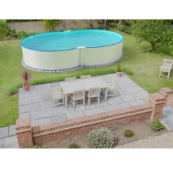 Watermen Verkaufe -Watermen Verkaufe S81009MSVS S81010MSVS S8140MSVS Stahlwandbecken Achtform Weiss Blau 02 8