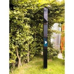 Solardusche Exquisit Aus Edelstahl Mit Glasfront 18l -Watermen Verkaufe Solardusche Exquisit im Garten