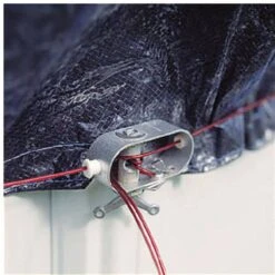 SUMMER FUN Abdeckplane Für 600cm Rund Pools Und Schwimmbecken - 160 G/m² Stark Extra Winterschutz Und Ganzjahresabdeckung -Watermen Verkaufe Spannschloss fuer Poolabdeckplane 20