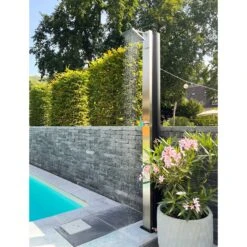 Waterman Solardusche Edelstahl Inox 60 L Gartendusche -Watermen Verkaufe inox lifestyle 1