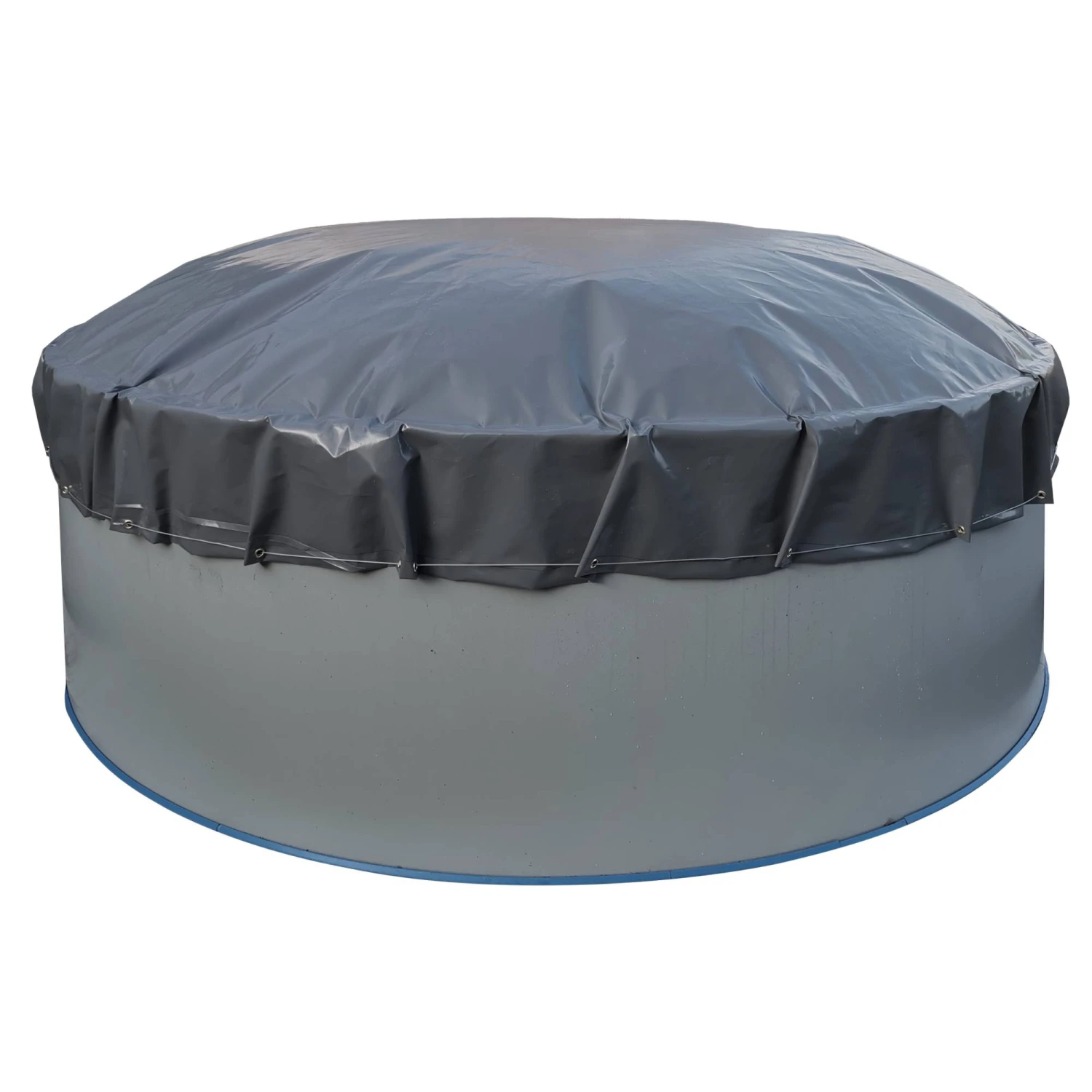 Waterman Luftkissen Poolabdeckung Aufblasbare Abdeckplane Rund Ø 4 M Grau/innen Beige Mit Ösen Und Kordelzug 1 Waterman Luftkissen Poolabdeckung Aufblasbare Abdeckplane Rund Ø 4 M Grau/innen Beige Mit Ösen Und Kordelzug